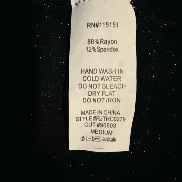 ROMEO & JULIET COUTURE BLACK BODYCON SEQUINS DRESS SIZE (M) - Picture 10 of 10